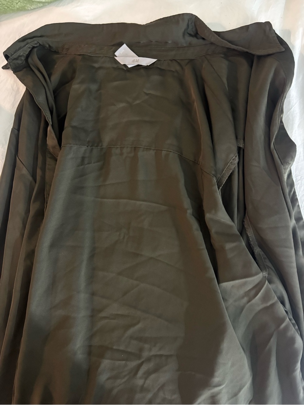 H&M Olive Green Lightweight Jacket - XL